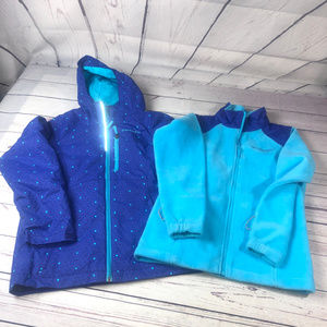 Girls Columbia Dual Interchage jackets Medium